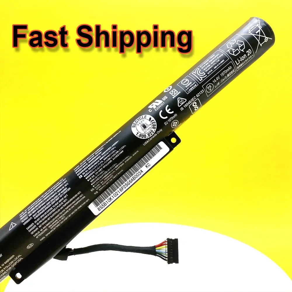Аккумулятор L14S4A01 для ноутбука Lenovo IdeaPad V4000 Y50C Z41 Z51 2200-15ISK L14L4A01 L14M4A01 мАч