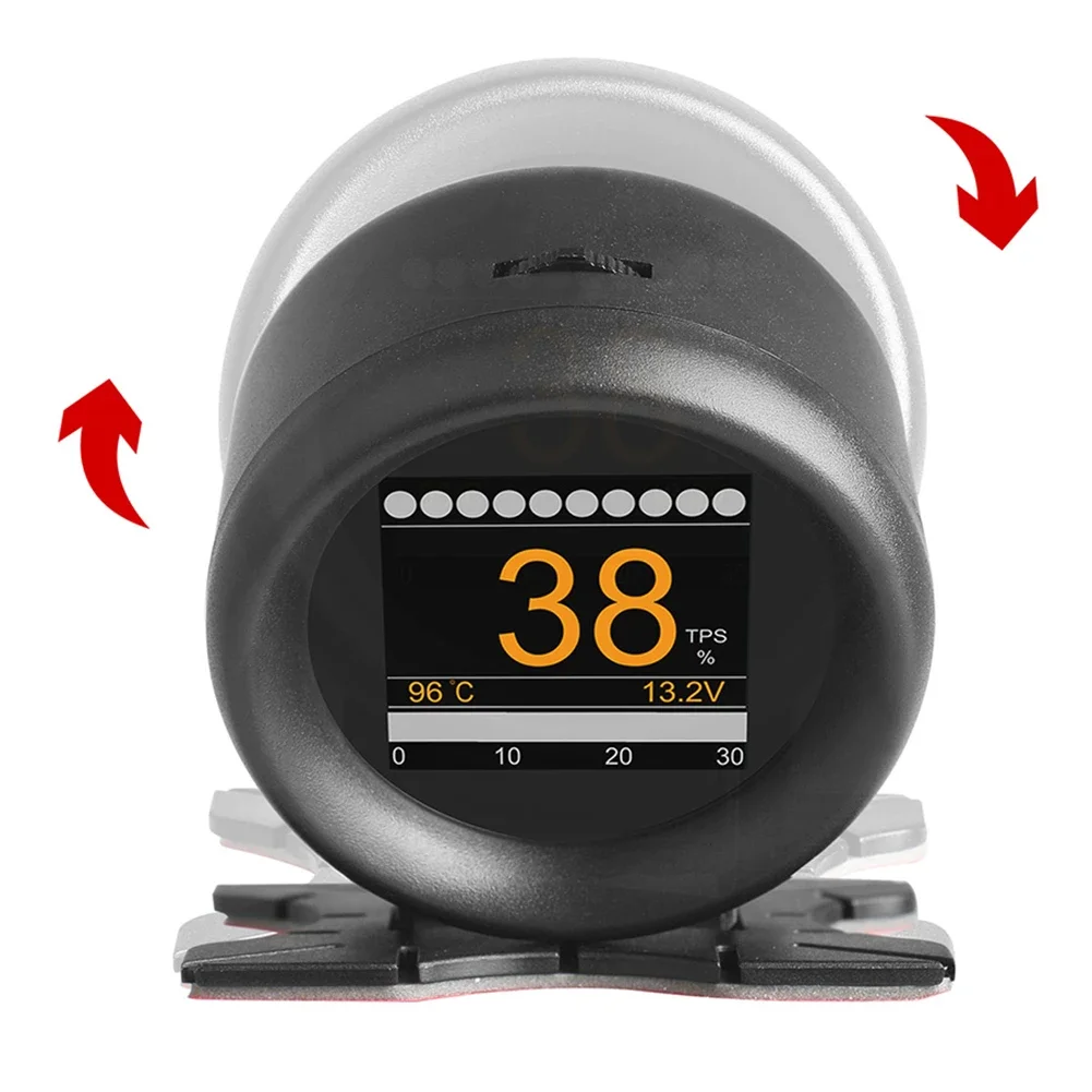 Автомобильный цифровой прибор для измерения скорости и напряжения X60