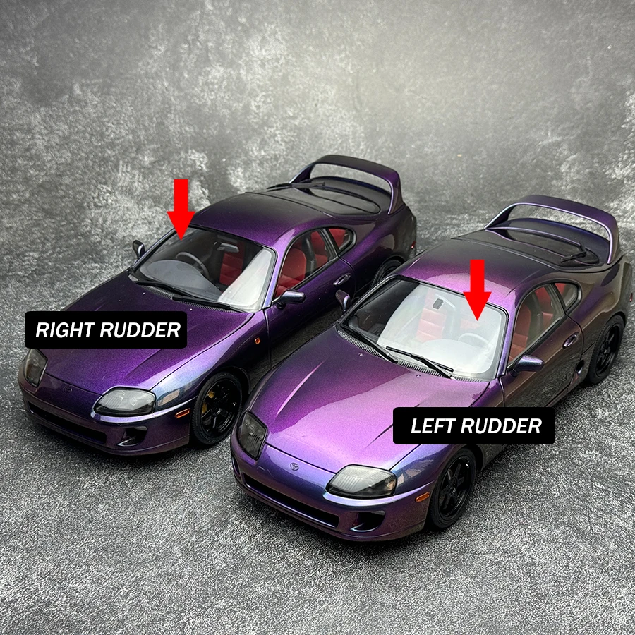 Оптовая продажа модель автомобиля для Toyota A80 Supra 1:18 отправка друзьям праздничный