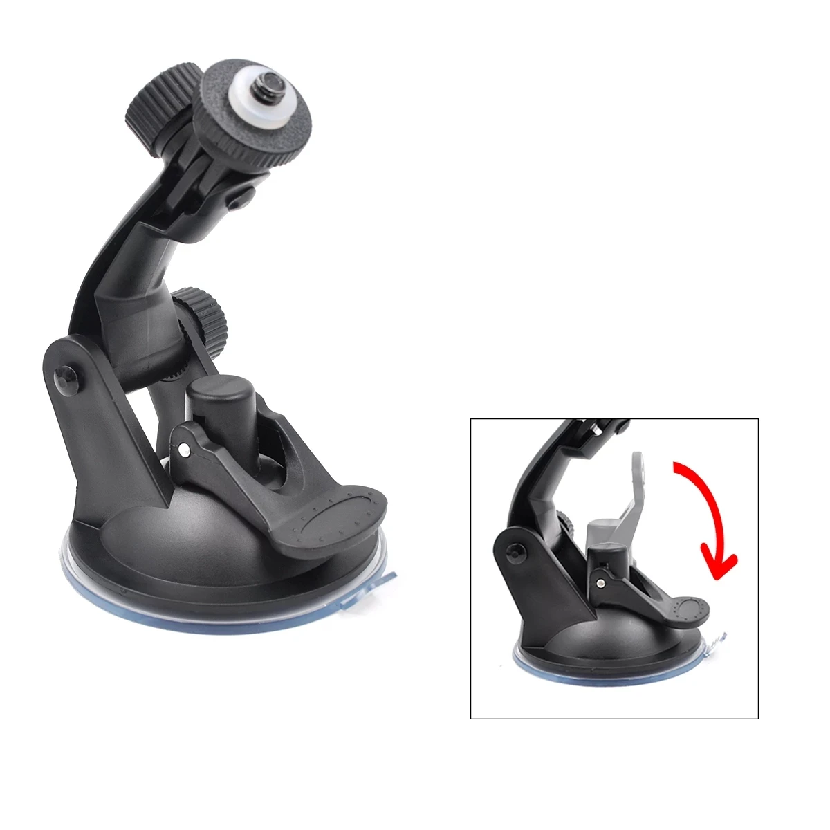 Автомобильный держатель на присоске для Insta360 One RS DJI Action 2 Gopro 10 аксессуары камеры