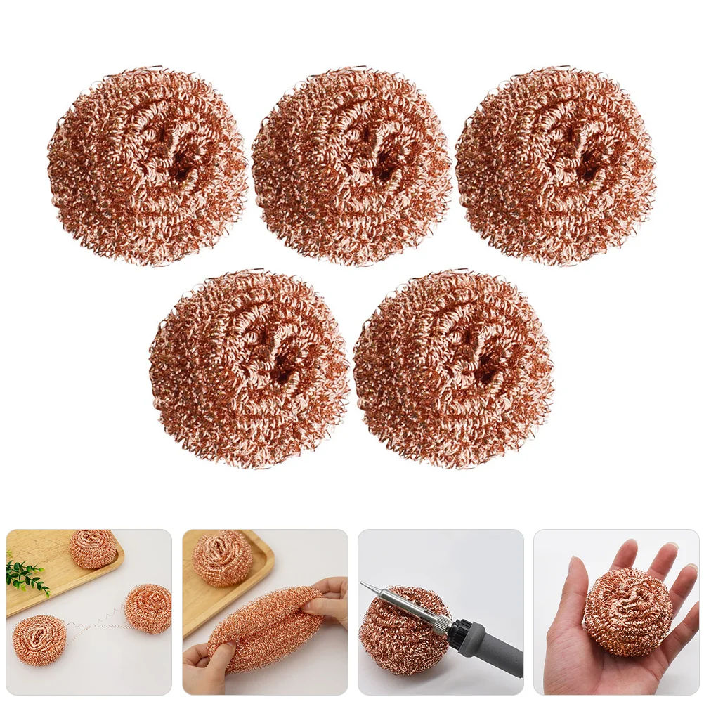 

5pcs Soldering Tip Cleaners Iron Wire Balls for Cleaning Soldering Iron and Tips
