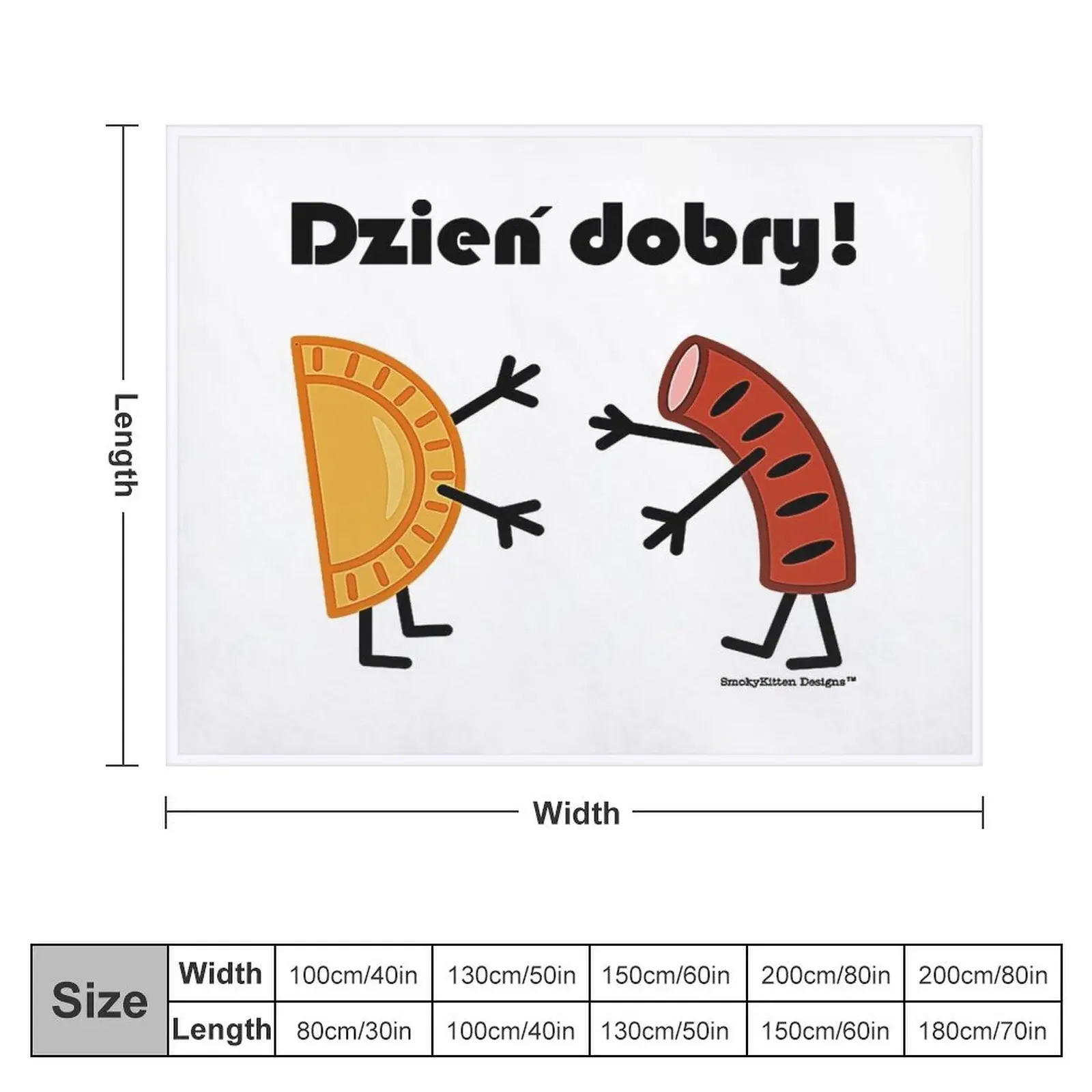 Экологичное польское одеяло из пироги и киелбаса хороший плед для футболки идея