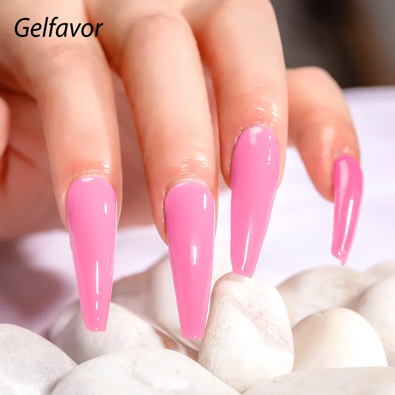 Разноцветный Гибридный лак для маникюра Gelfavor 8 мл Полуперманентная лампа гель