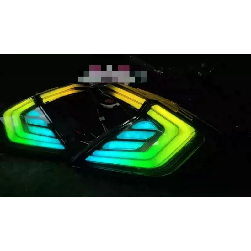 Задний фонарь для Honda Civic модифицированный задний радужного цвета стоп-сигнал