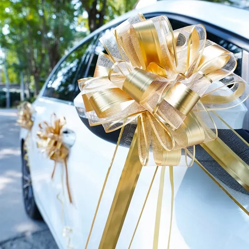 5 шт. Снежная пряжа бант-лента для автомобилей день рождения Рождество подарки