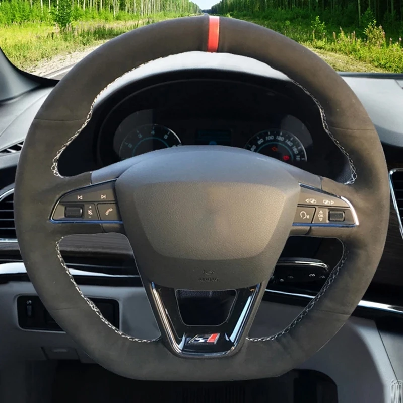 

Замшевая оплетка для Seat Leon Cupra Leon ST Cupra 2013-2019 Ateca Cupra Ateca FR 2016-2019