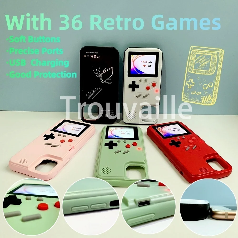 Gameboy Phone Case For Samsung Galaxy S22 Plus Ultra S21 S20 Plus Case Game Boy S20 FE S10 Case Note 10 20 Cover Silicone GB images - 6