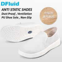 cleanroom anti static shoes pu sole particle free esd non slip shoes laboratory microelectronic factory clean room