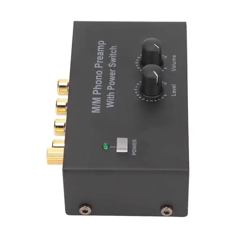 

PP500 Phono Preamp Professional Low Noise Operation Record Player Preamplifier with DC 12V Adapter