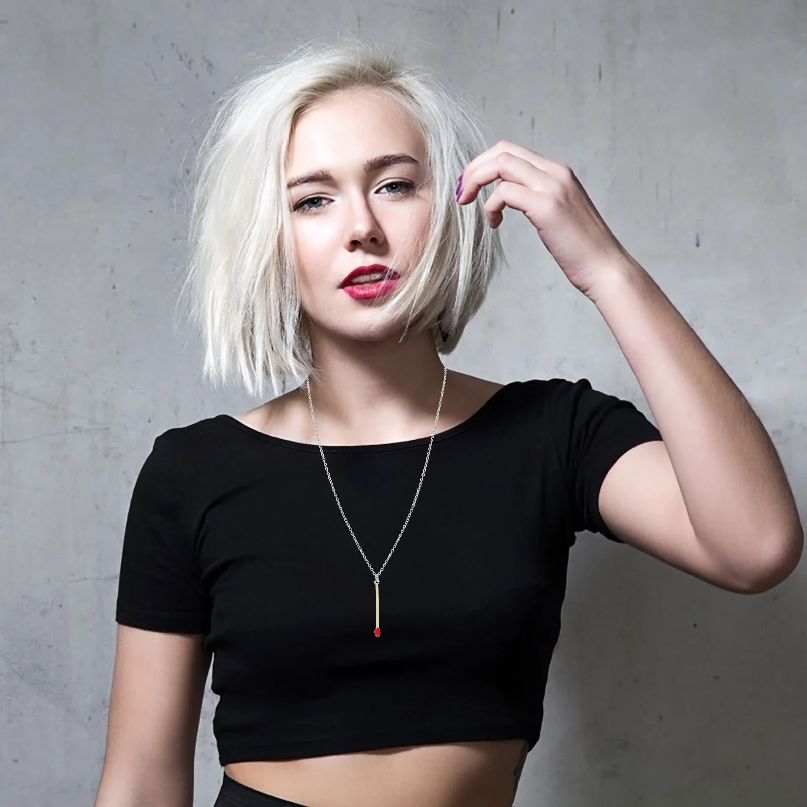 Ожерелье невесты в тон кулон корейская версия модно для женщин женская эстетика