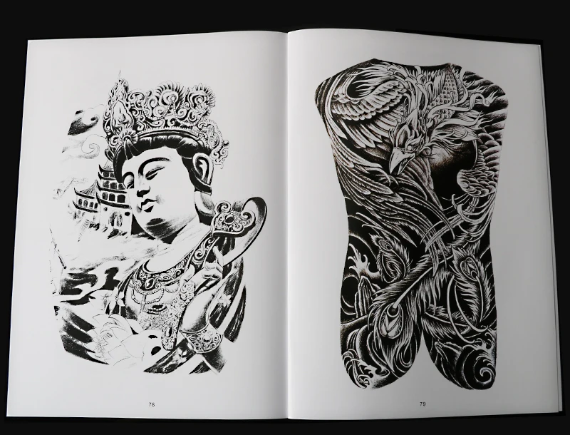 Книга с рисунком татуировок для начинающих книга рук Hua Dan Geisha комикс полная