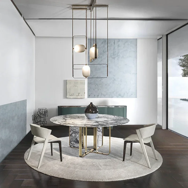 Итальянский легкий роскошный обеденный стул современная гостиная простой для