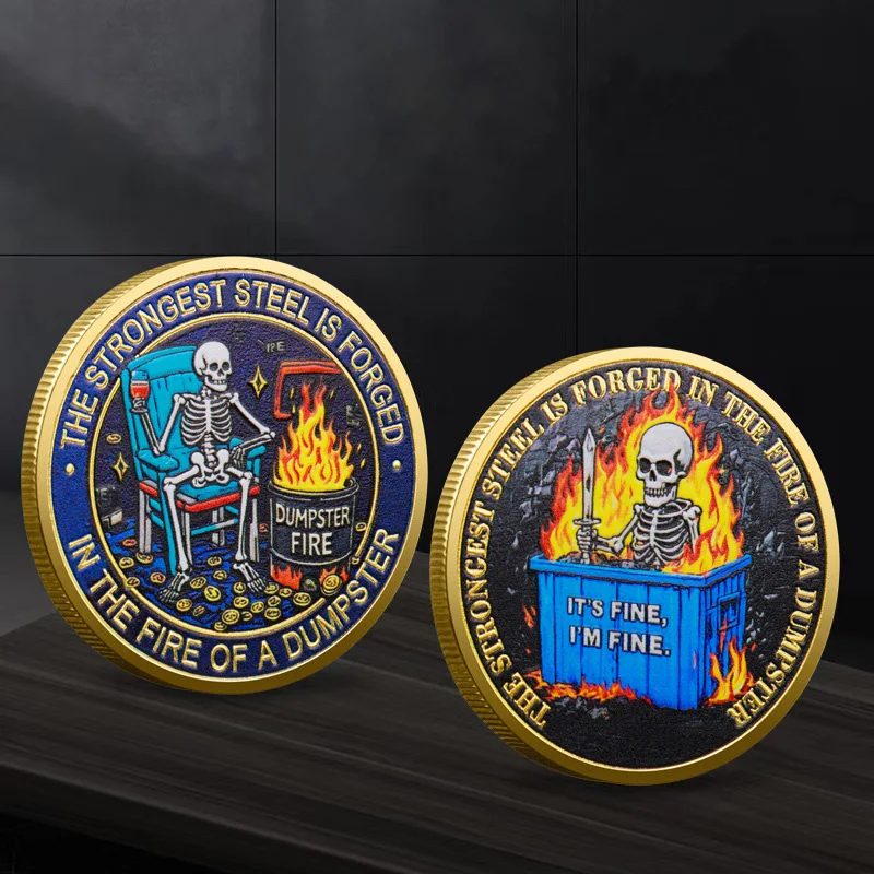 

Памятная монета "Огонь мусора"