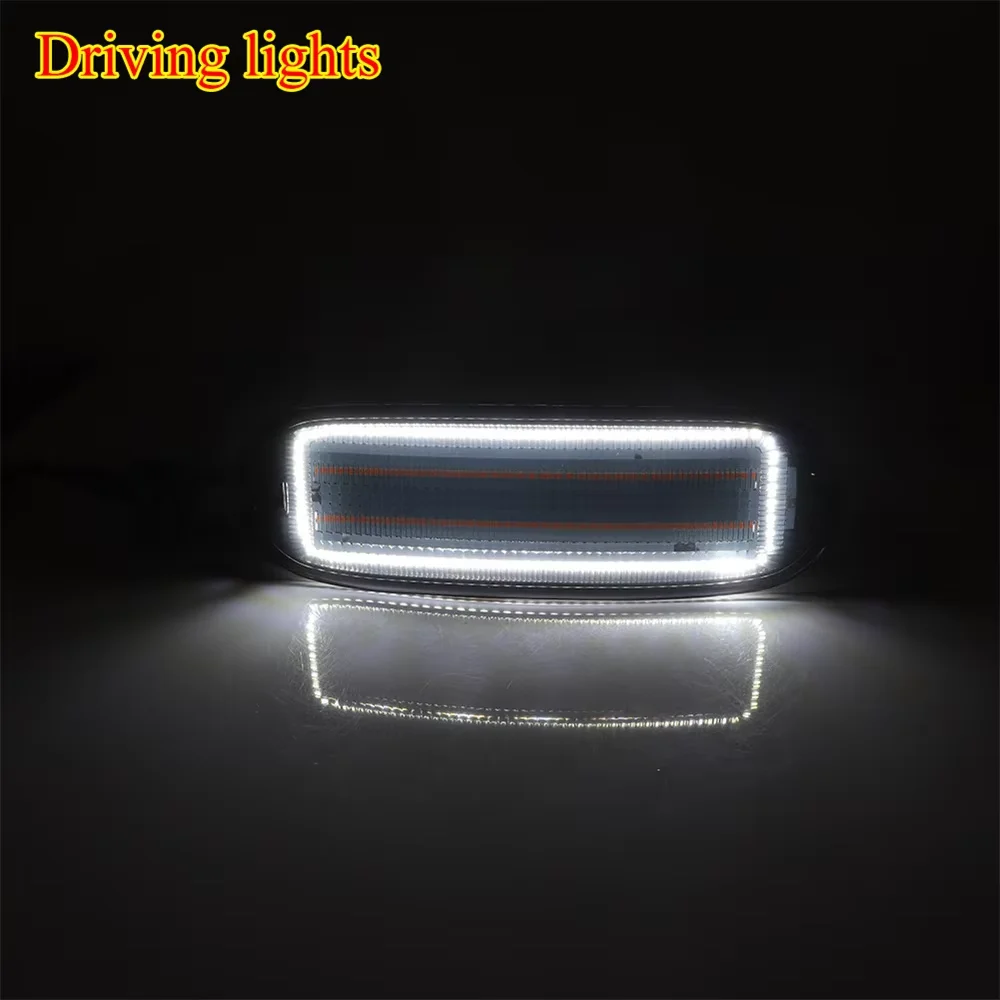 Янтарные динамические светодиодные передние указатели поворота автомобиля с