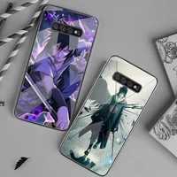 japan anime naruto uchiha sasuke phone case tempered glass for samsung s20 ultra s7 s8 s9 s10 note 8 9 10 pro plus cover