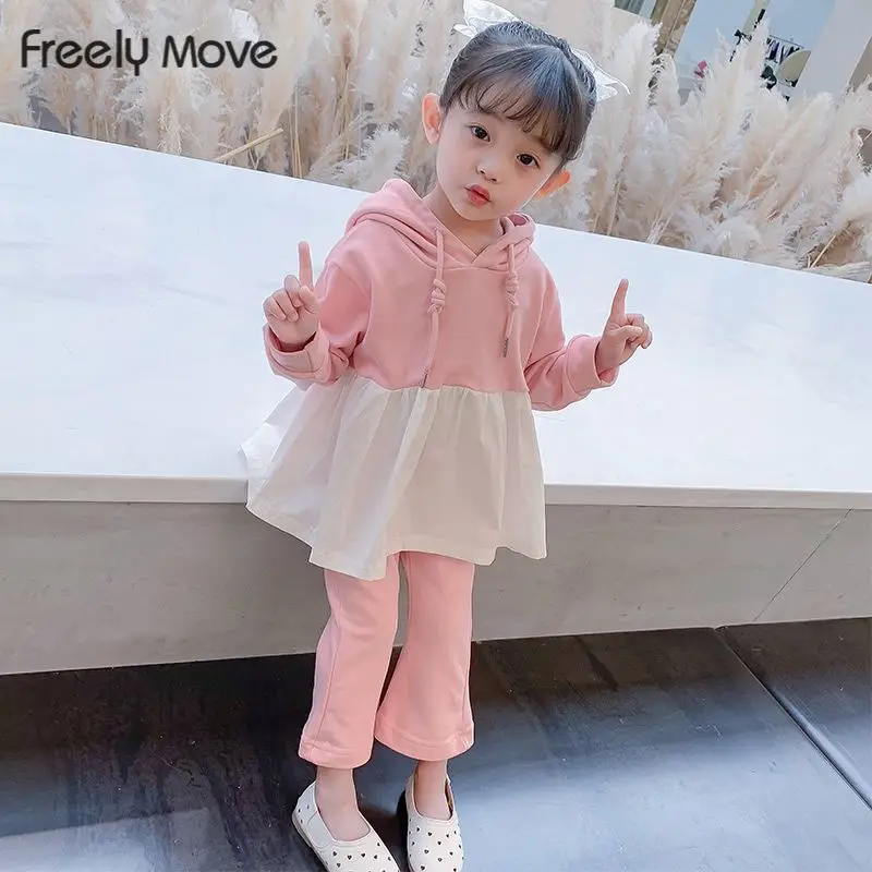 

Freely Move Baby Clothes Set Spring Toddler Baby Girl Casual Tops Sweater + Loose Trouser 2pcs Newborn Baby Boy Clothing Outfits
