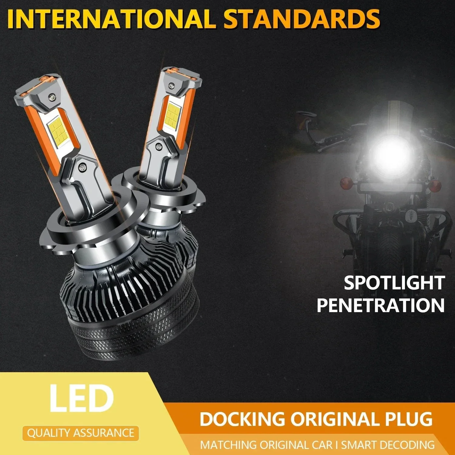 PANOVEHEL Canbus Автомобильная светодиодная фара H4 LED H7 H8 H9 H11 H1 9005 HB3 9006 HB4 Автоматическая