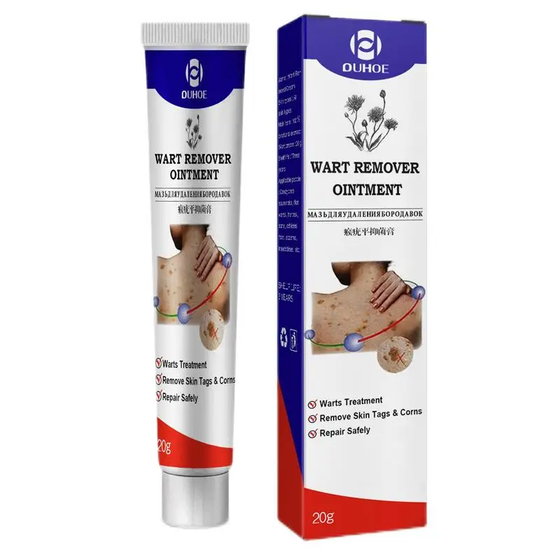 

Мазь для удаления бородавок и бородавок на ногах, 20 г