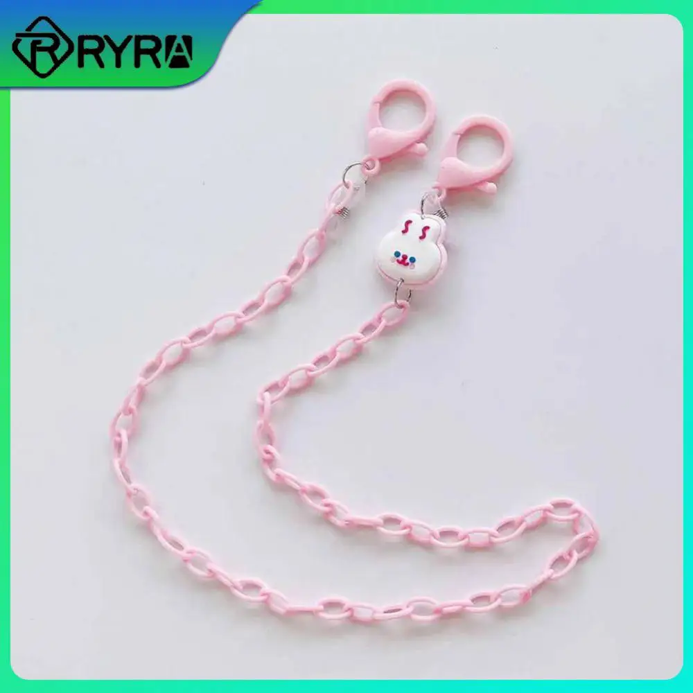 

Universal Mask Chain Net Red Fashion Cartoon Bunny Mask Hanging Rope Neck Cord Candy Colored Home Accessories Portable Creative