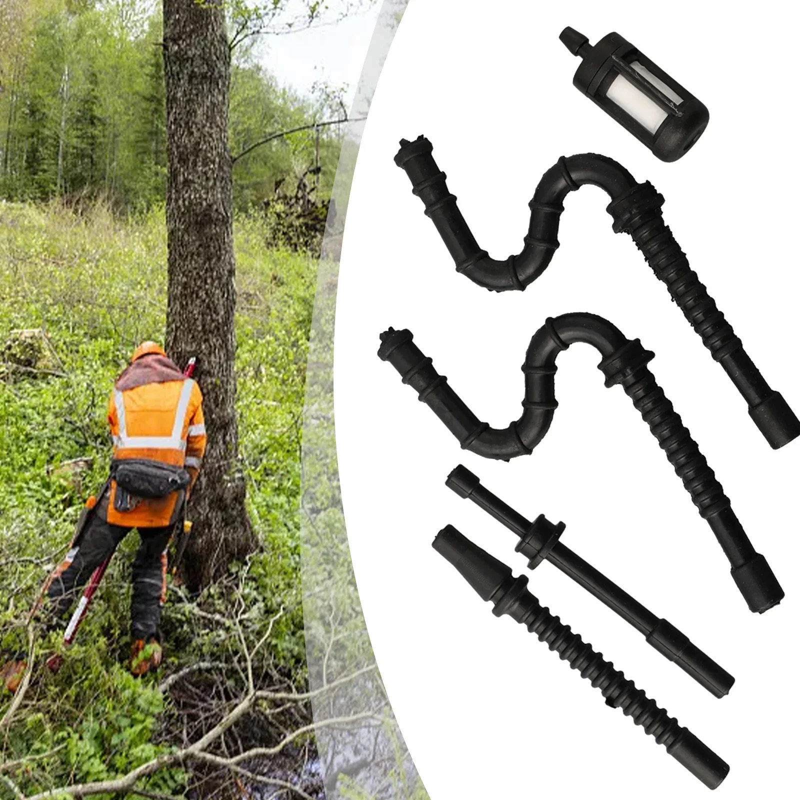 Шланг топливопровод 1119 358 7701 замена деталей цепной пилы масляная линия топливный