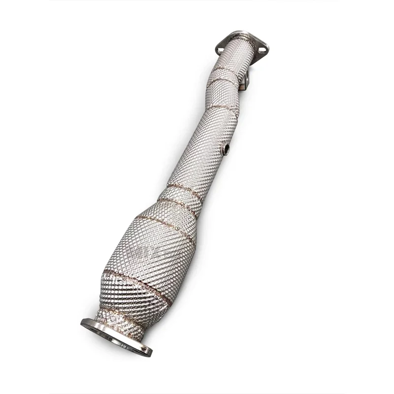 Выхлопная труба без катка с тепловым экраном для Mitsubishi EVO 10 2 0 T 2007-2016 тестовая