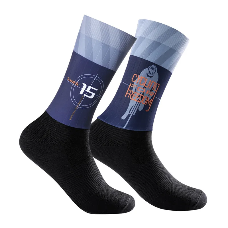 Santic Professional Sport Socks Unisex Cycling Socks Men Women MTB Road Bike Socks Running Basketball Soccer Bicycle Socks