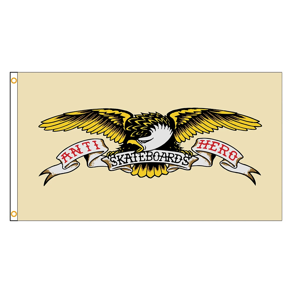 

90x150cm Eagle Skateboards Flag Polyester Printed Kick Push Banner Home or Outdoor For Decoration