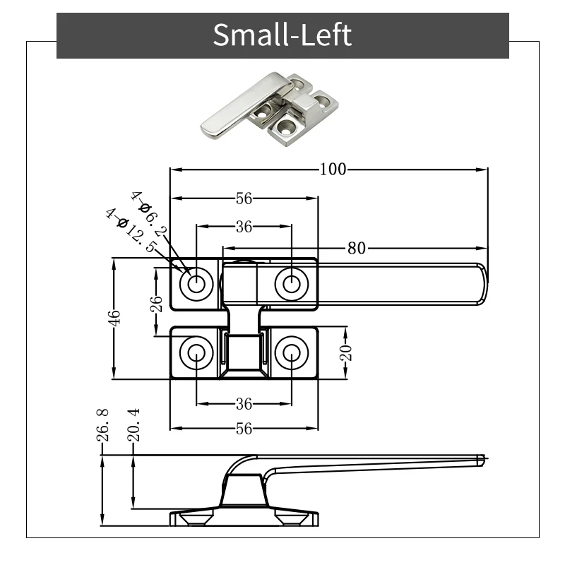 

Замок с ручкой, плоское открытое окно, нержавеющая сталь, левый/правый ручной замок, твердый корпус окна, дверной замок для ванной комнаты, защелка для лодки на колесах