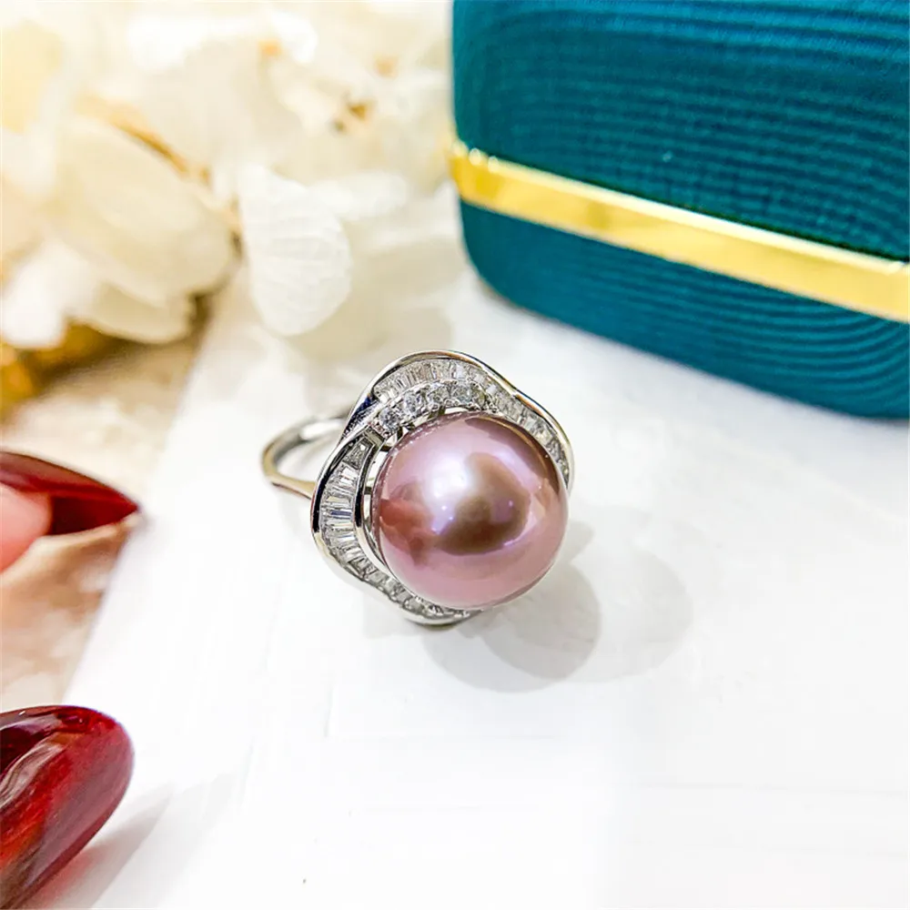 New Arrival Ring Mountings Base Findings S925 Sterling Silver Adjustable Ring Jewelry Setting Parts Fittings Diy Jewelry Making