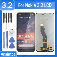 Original LCD For Nokia 3.2 LCD Display Digitizer Touch Screen Assembly Panel Sensor Replacement For TA-1156 TA-1159 TA-1164