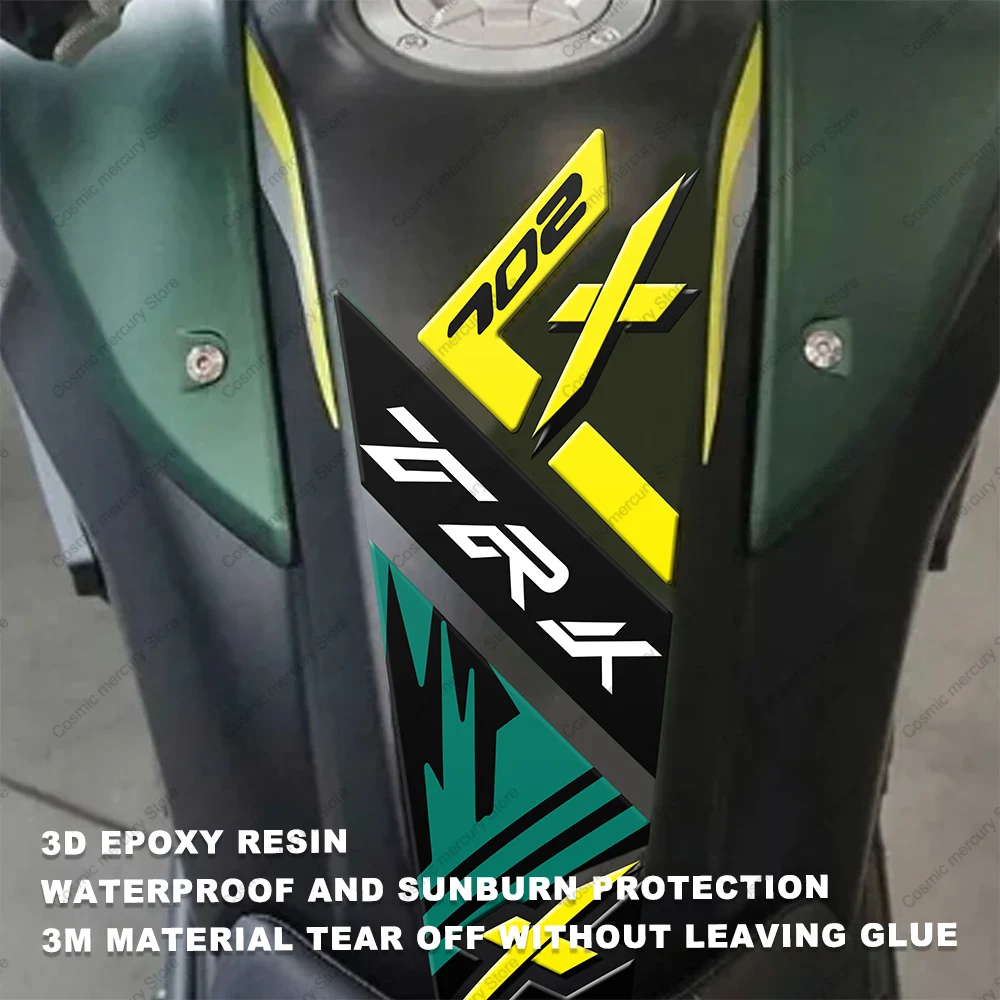 3D гелевая эпоксидная наклейка аксессуары для мотоциклов ручки комплект наклеек