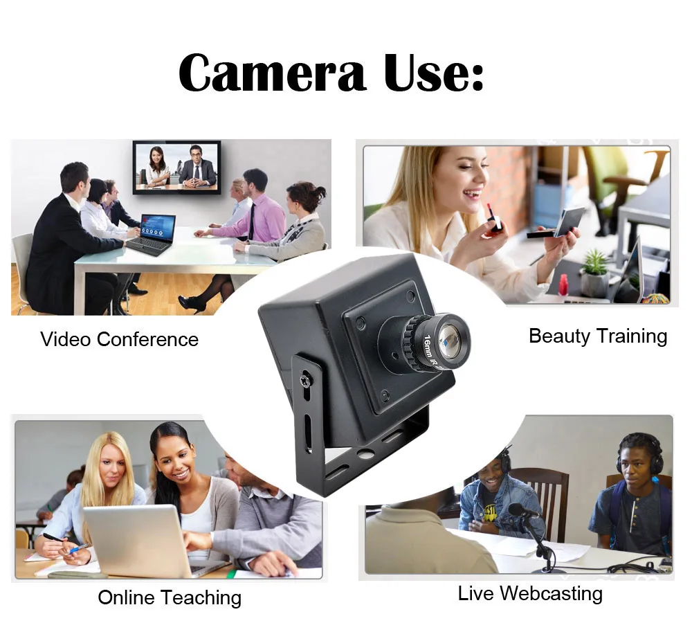 25mm 16mm Long Focal Length Lens HD 4MP Mini USB Webcam High Speed USB2.0 Security Video Camera For Computer Windows Linux Andro - купить по