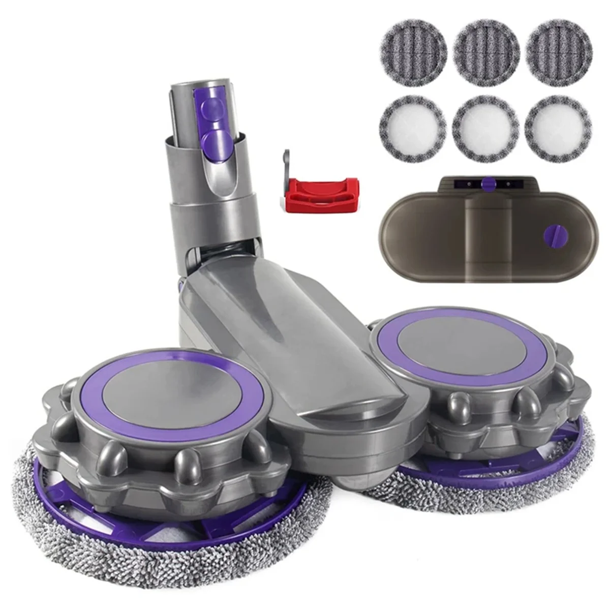 Электрическая насадка на швабру для Dyson V10 Slim/ V12 детали тонкого пылесоса с водяным