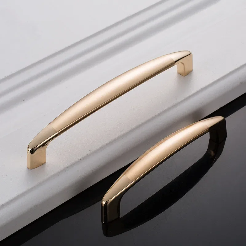 VARMSTUGA европейские золотые ручки для шкафа из цинкового сплава кухонного ящика 128