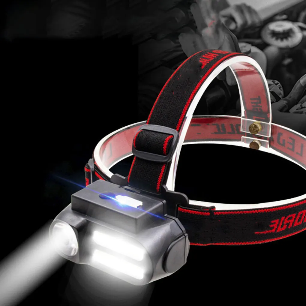

IPX5 Waterproof Headlight Headlamp 4 Modes Flashlight Running Head Torch