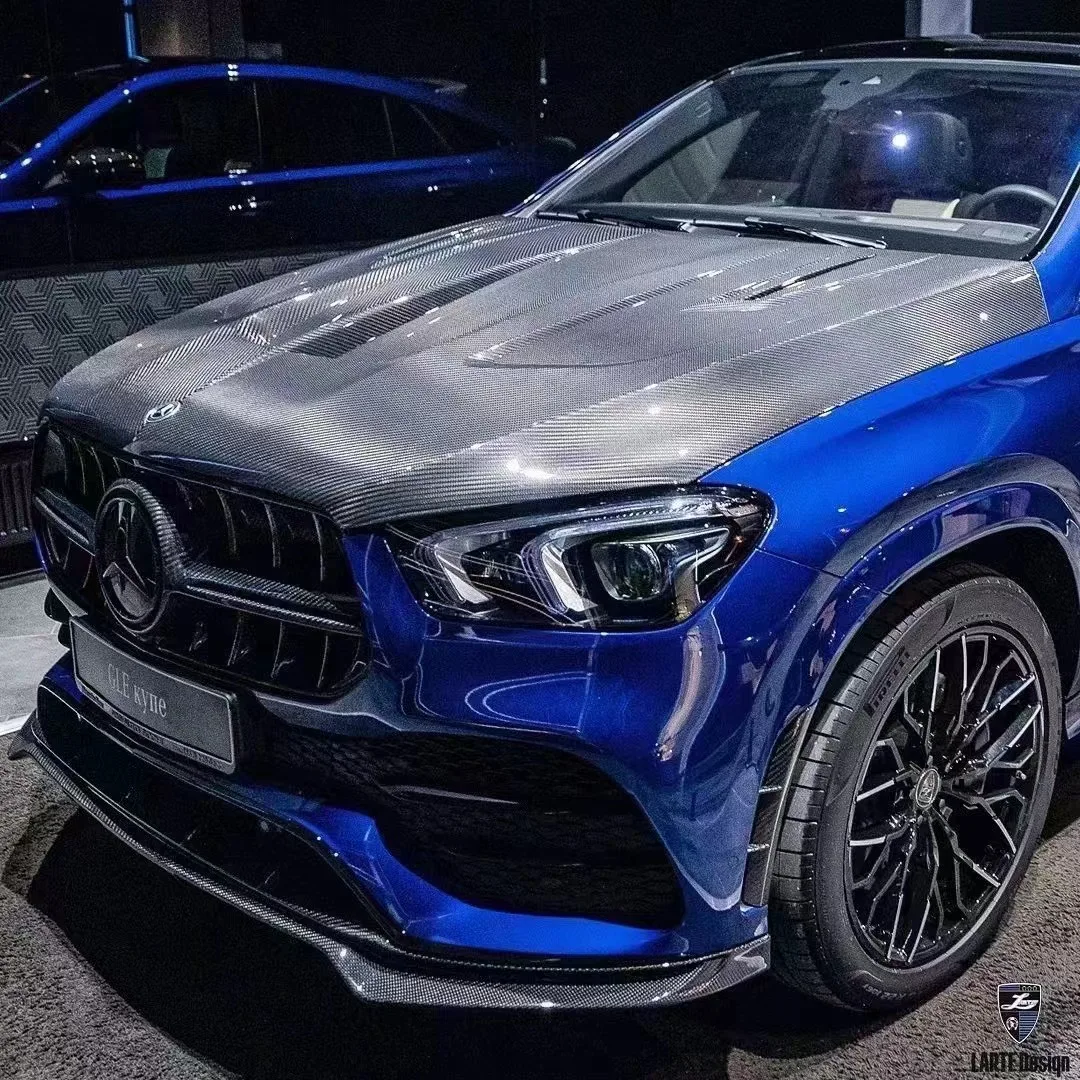 Автомобильные Спойлеры LARTE для 2022 Mercedes GLE COUPE комплект кузова из углеродного