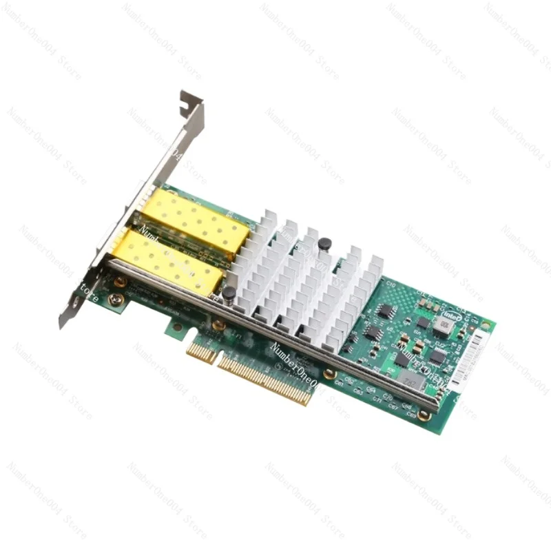 Фото Для X540-T1, T2 двухпортовая 10-гигабитная сетевая интерфейсная карта NAS Synology 10G электрический порт PCIE настольный компьютер №2