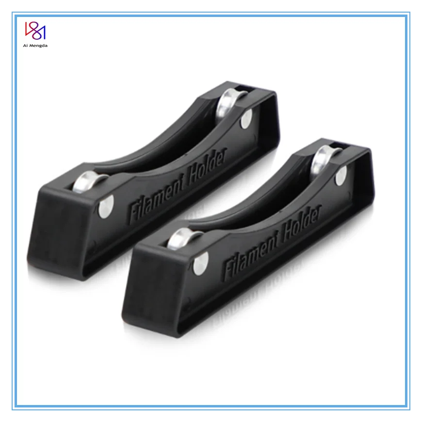 

3D Printer Filament Spool Holder Consumables Shelves Supplies Fixed Seat For ABS PLA PETG 3D Printing Material Rack Tray Black