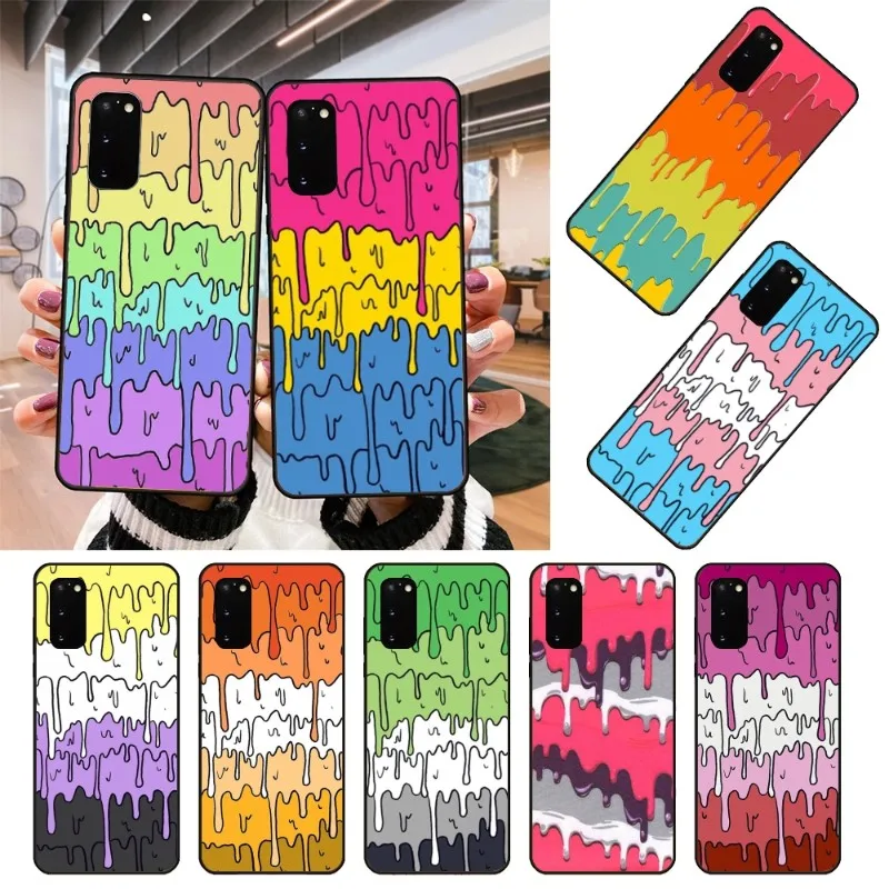 

Pastel Kawaii чехол для телефона Samsung Note 9 10 20 Plus Pro Ultra J6 J5 J7 J8 мягкий черный чехол для телефона