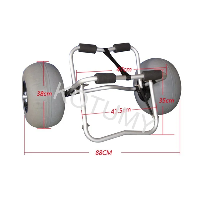 Портативная Складная Тележка Для Каяка со съемными колесами и алюминиевым