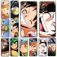 hot anime one piece face for honor 60 50 30 20 20s pro plus 5g magic3 play5 5t lite soft silicone black phone case fundas cover