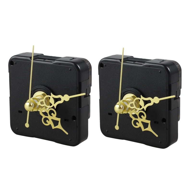 

2X DIY Clock Metal Texture Creative Wall Clock Retro Wall Clock Movement Accessories