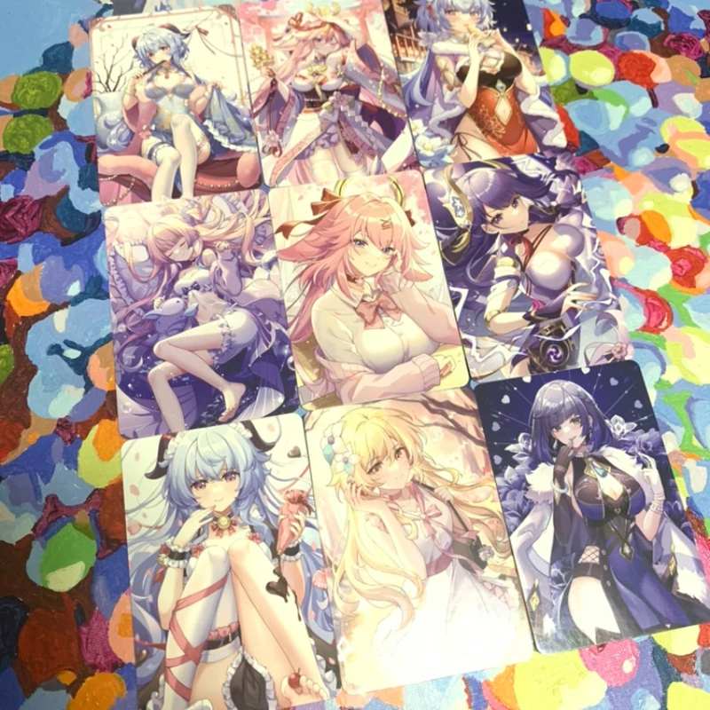 

ACGN Аниме ONE PIECE NARUTO Reo Sexy Beauty Card цветная мигающая карта для мальчиков хобби Коллекция открыток игрушки на Рождество подарок