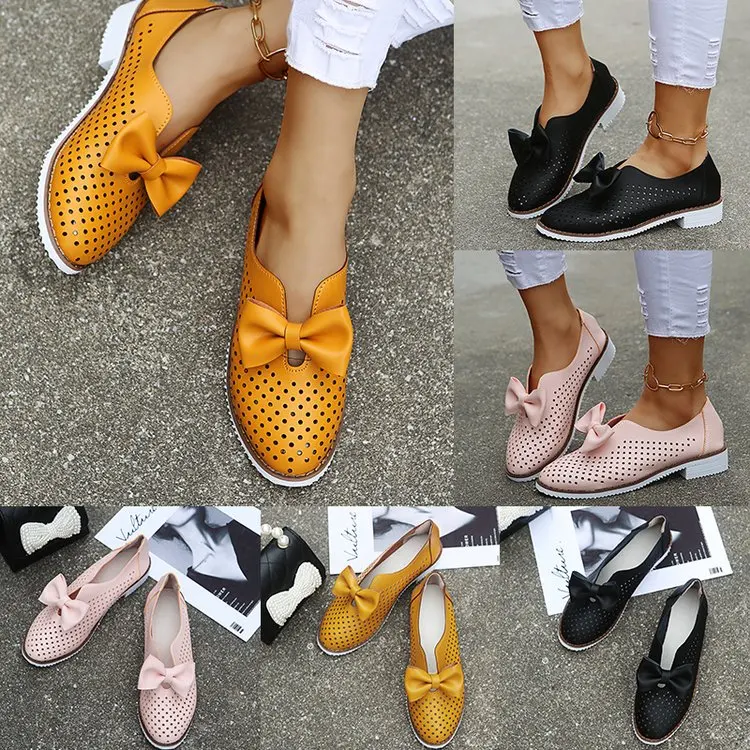 

New Summer Causal Shoes Ladies Loafers Leather Moccasins Ladies Driving Shoes High Quality Flats For Ladies Size 35-43