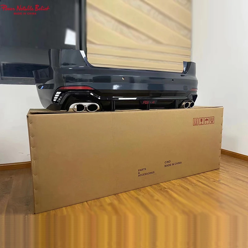 Автомобильные боди для Audi A4 S4 B9 ABT задний бампер с диффузором 2017 2018 2019