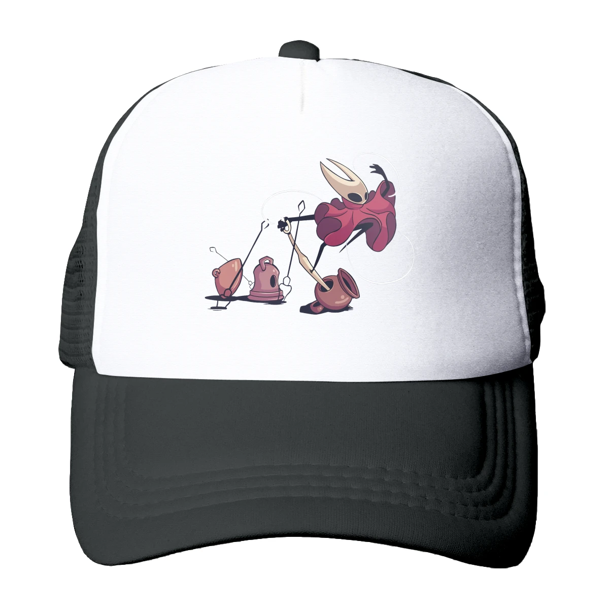 

Hollow Knight Silksong Hats Hornet Cool Mesh Net Baseball Cap Snapback Stylish Hip Hop adjustable Peaked Hat For Men Women