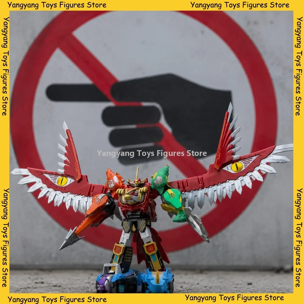 Фото В наличии: Оригинальные сборные фигурки BANDAI Super Minipla SMP Gaorangers Hyakujuu Sentai Gaoicarus Gaohunter (модели аниме-персонажей) №4
