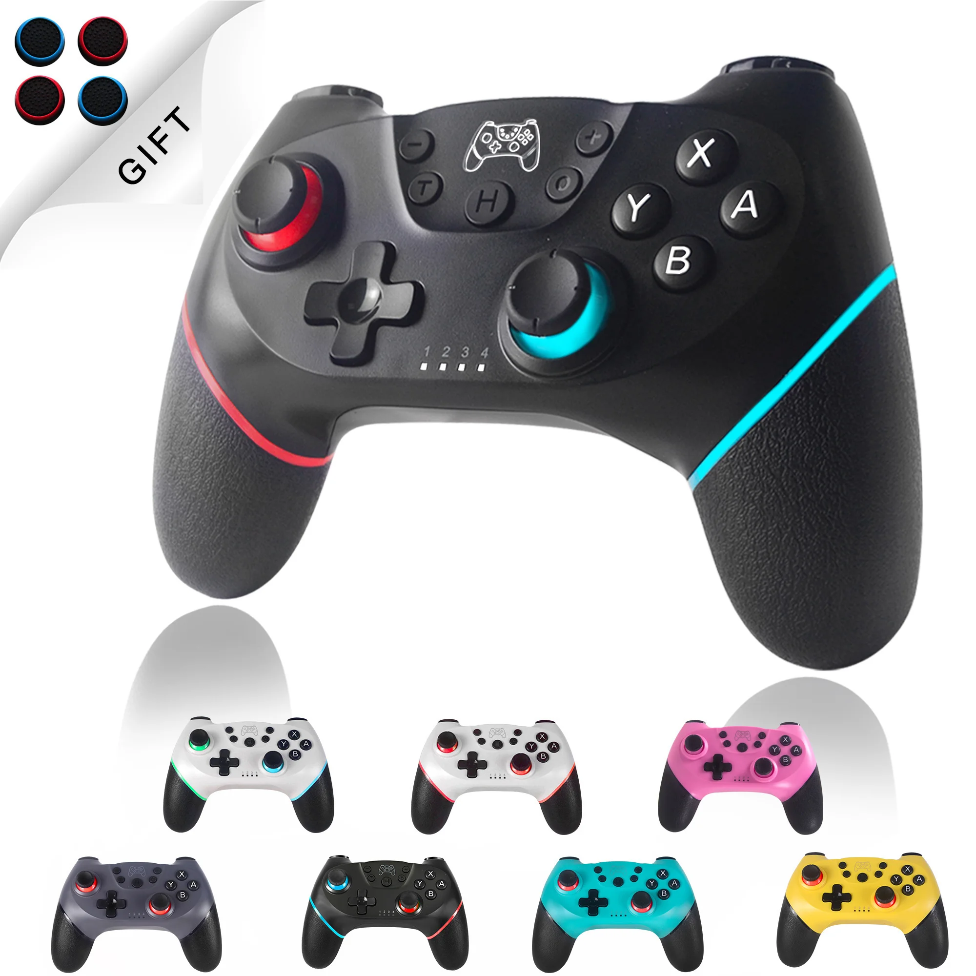 

Bluetooth Compatible Pro Gamepad For N-Switch NS Switch NS Console Wireless Game Pad USB Joystick Video Game Pad Free shipping