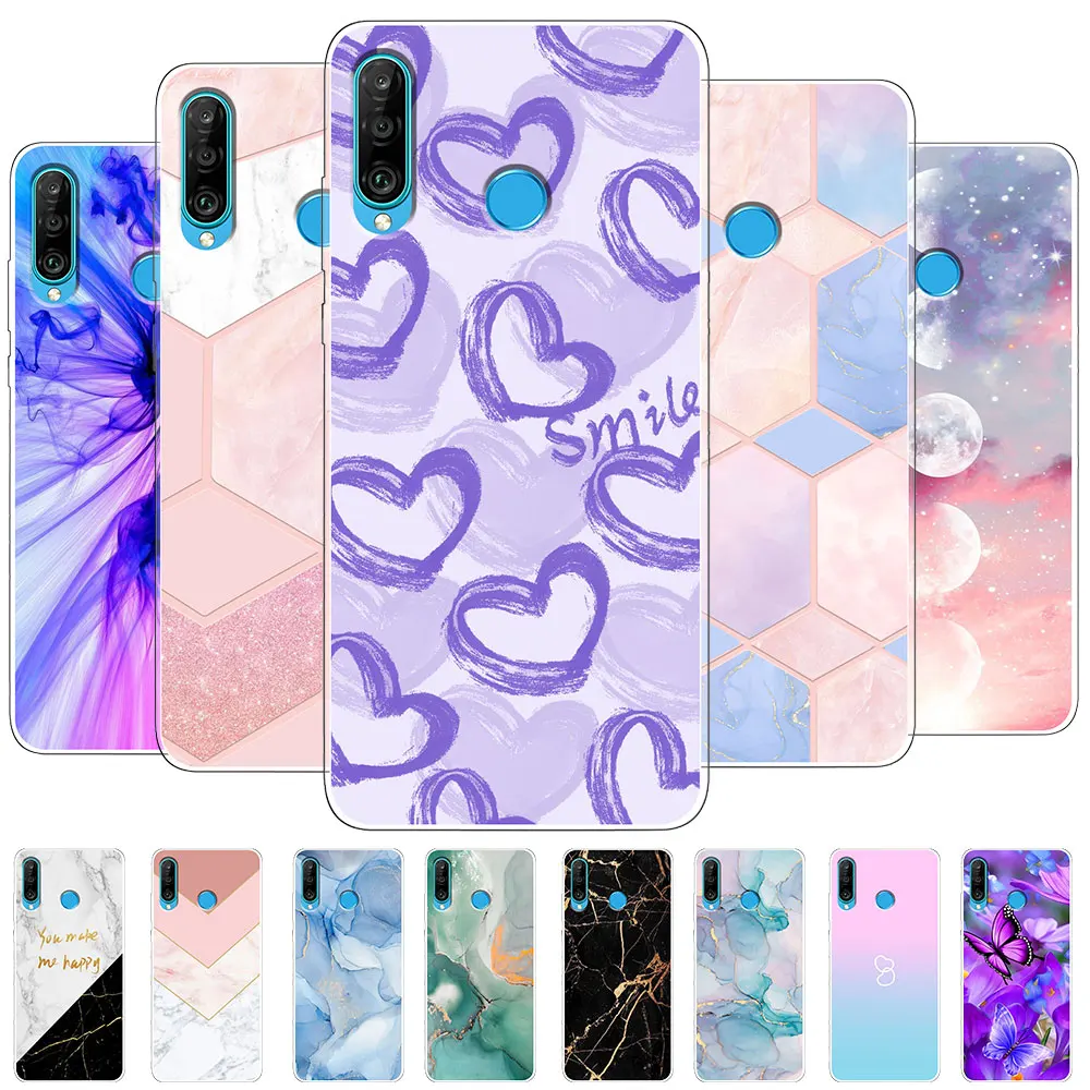 Прозрачный силиконовый чехол-бампер для Huawei Honor 20 Lite, Honor 20S, 20i, с принтом туманности, любви