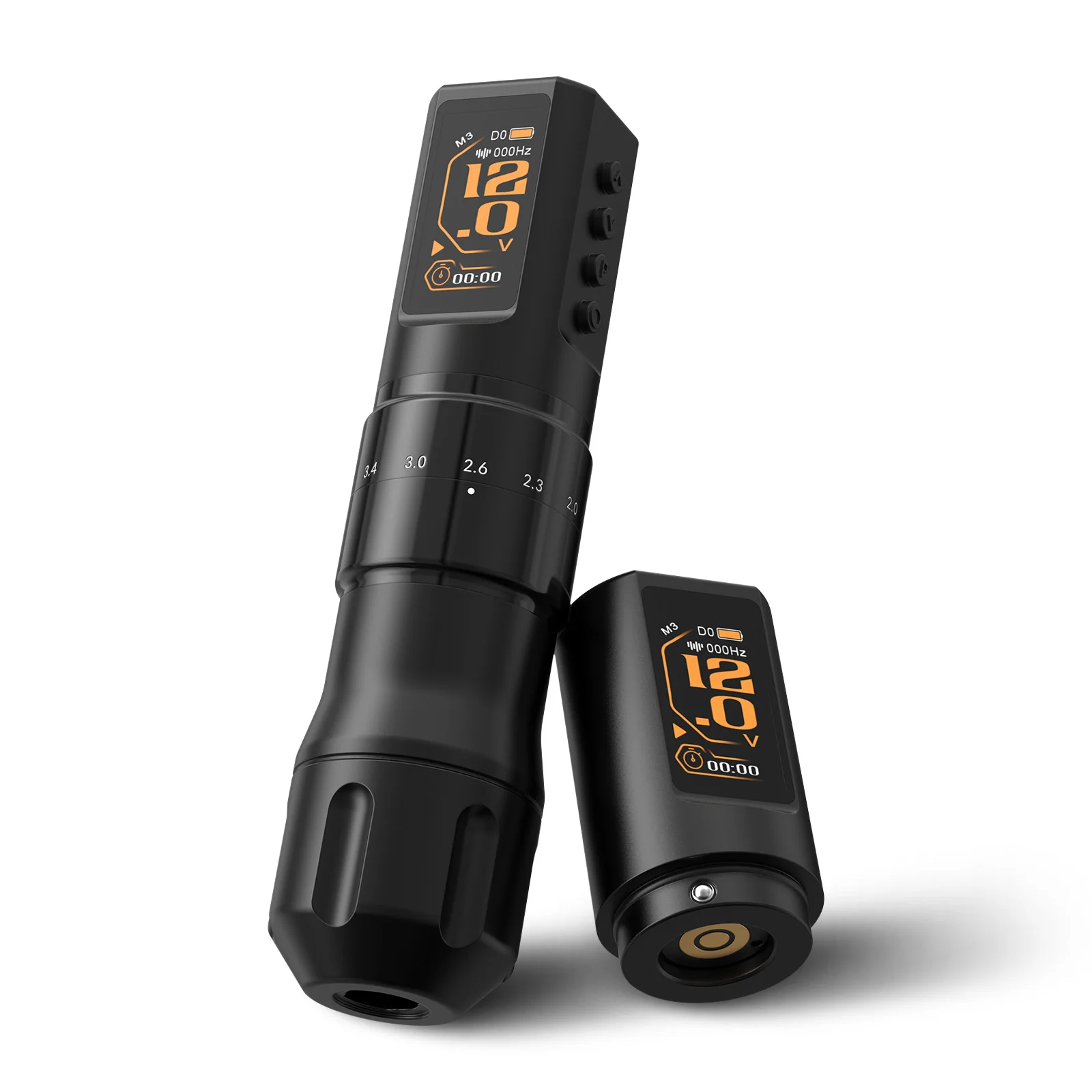 Фото Беспроводная тату-машинка T-Rex Dual Extra Battery с регулируемым ходом 2.0-4.2 мм, режимом Dot и низким уровнем шума №1
